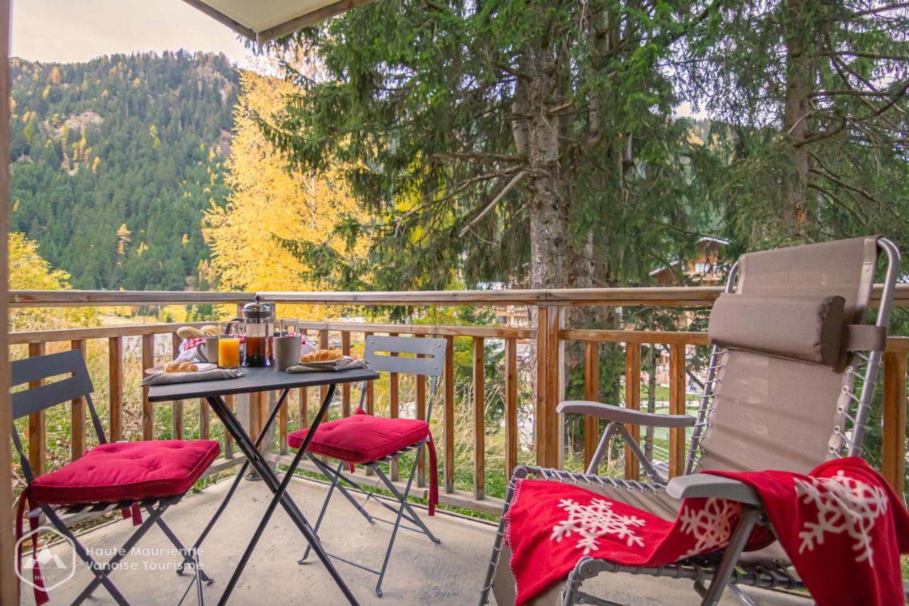 Valfrejus - Appartement "L'Erable" Les Chalets De Florence 2 - Chaleureux Et Fonctionnel - Plein Centre A Cote Des Telecabines - 4 A 7 Pers Luaran gambar
